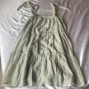 altar’d state light green baby doll dress